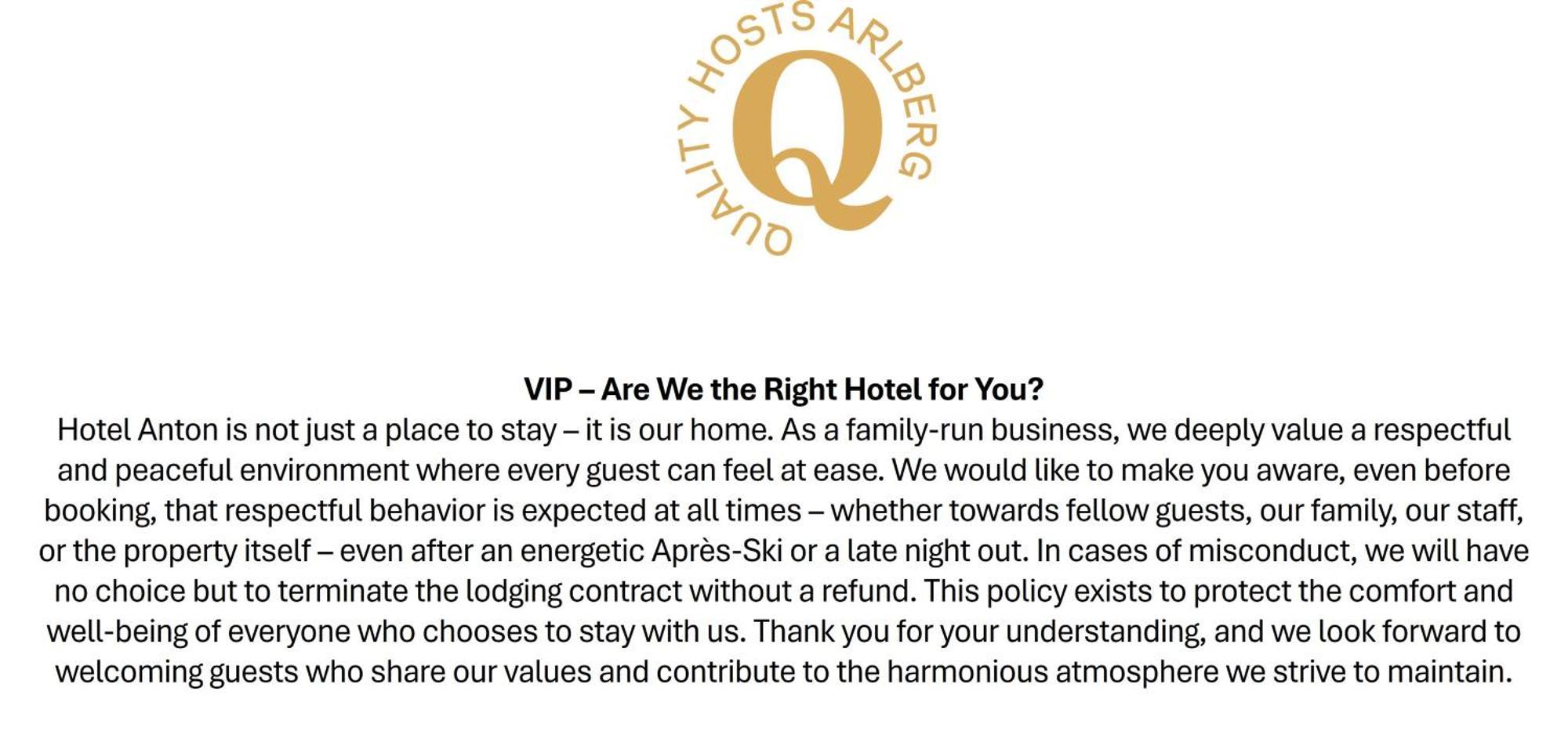 סן אנטון Quality Hosts Arlberg - Hotel Anton מראה חיצוני תמונה